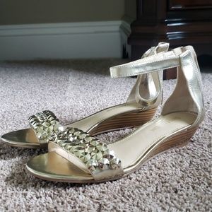 Enzo Angiolini gold sandals